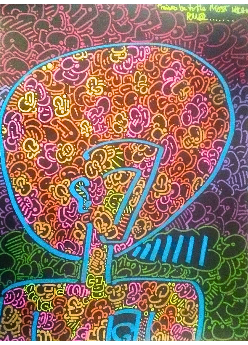 Eric J. Brown - Untitled(And HE gave them new body's)